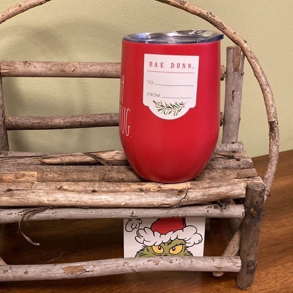 NEW RAE DUNN BAH HUMBUG STAINLESS STEEL WINE TUMBLER - Picture 3 of 7